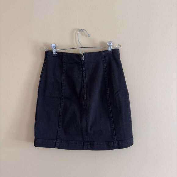 Free People Modern Femme Denim Mini Skirt - Picture 2 of 5